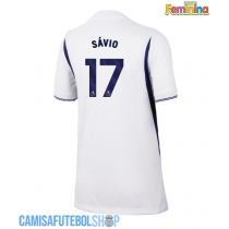Camisa de time de futebol Tottenham Hotspur Savio #17 Replicas 1º Equipamento Feminina 2026-27 Manga Curta